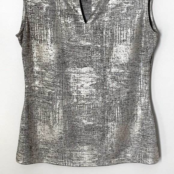Calvin Klein size M metallic top - Picture 8 of 11